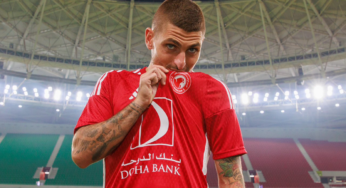 Marco Verratti Resmi Bergabung Dengan Klub Qatar Al-Arabi.